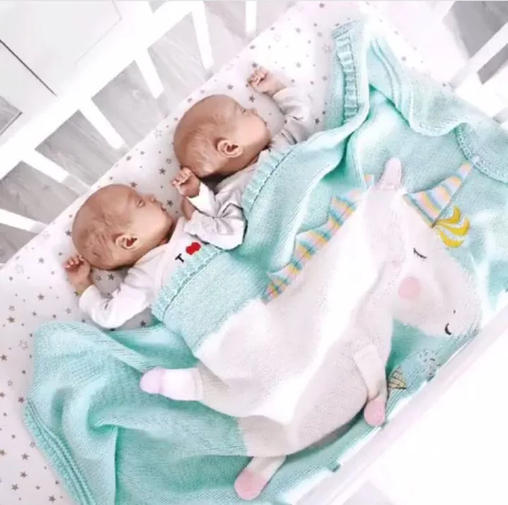 Kingcason Competitive Price Knitted Cotton Crochet Blanket For Children Home Textile