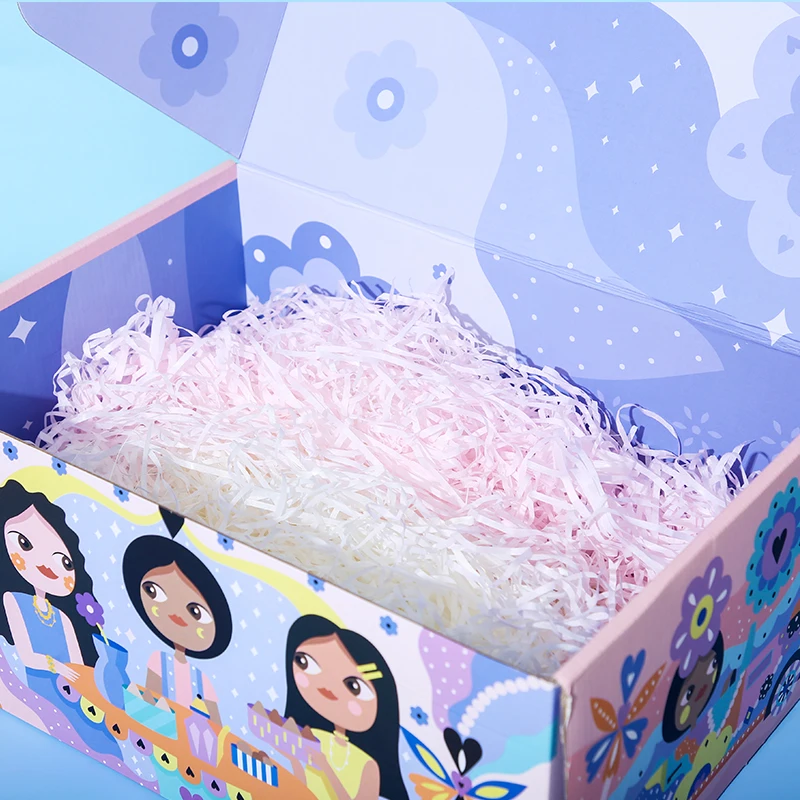 Custom Printing Corrugated Mailer Mailing Make up Cosmetic Lipstick Packaging Paper Shipping Boxes with Logo Black White Pink