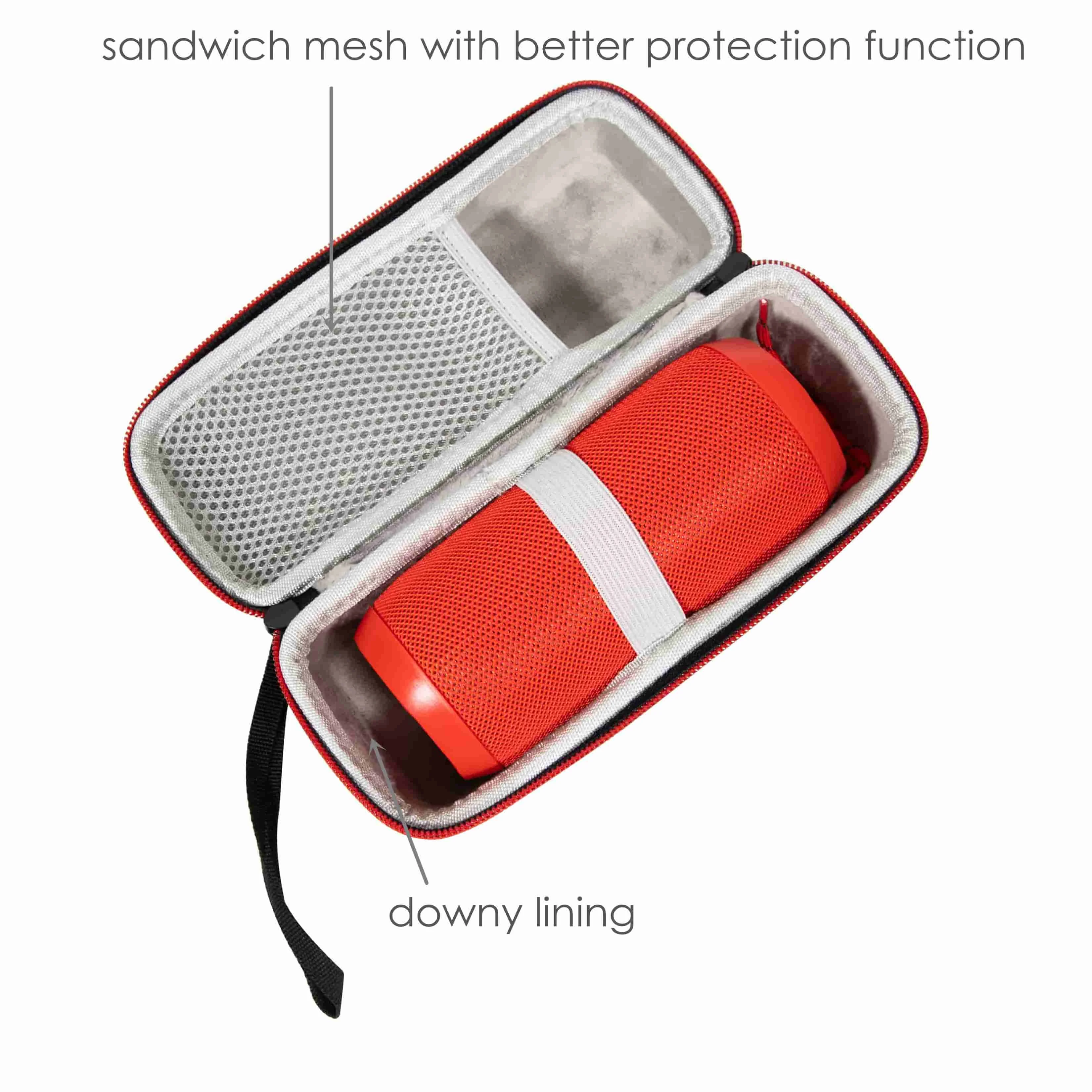 Factory Custom Travel Hard EVA Wireless Speaker Carrying Case for J BL Boombox
