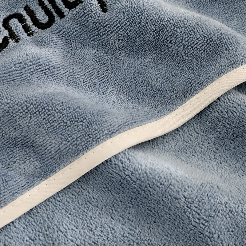 Wholesale Chinese professional factory 80 polyester 20 polyamide microfiber shower towel with embroidery logo