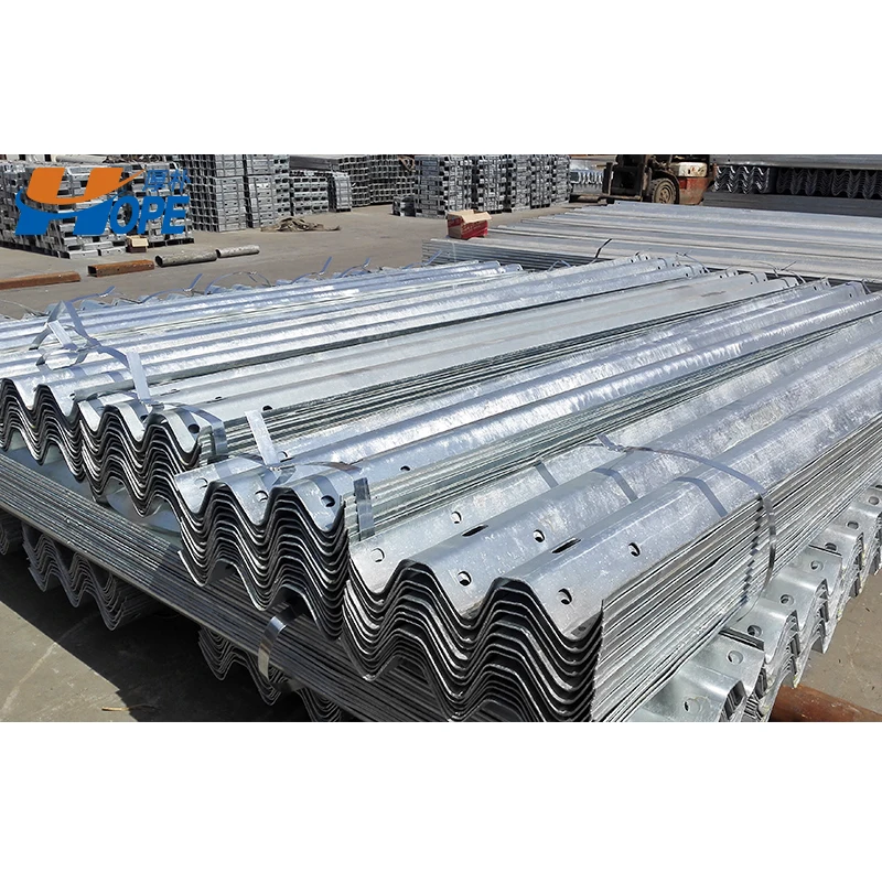 Metal beam Road barrier W463 guardrail Doubled Waveform Customized beam guard rail for sale