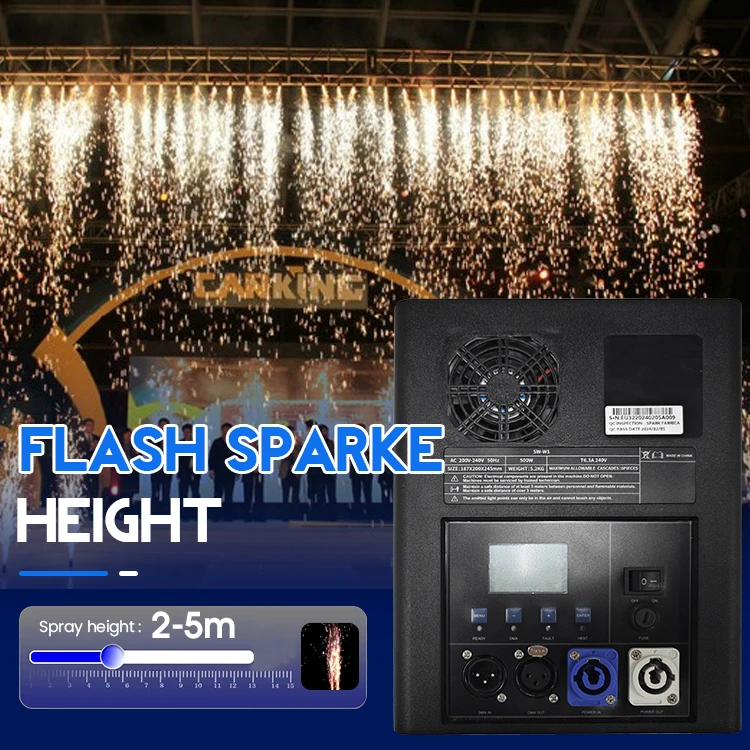 Reliable dj spark machine maquina de chispas frias cold sparks fountain machine