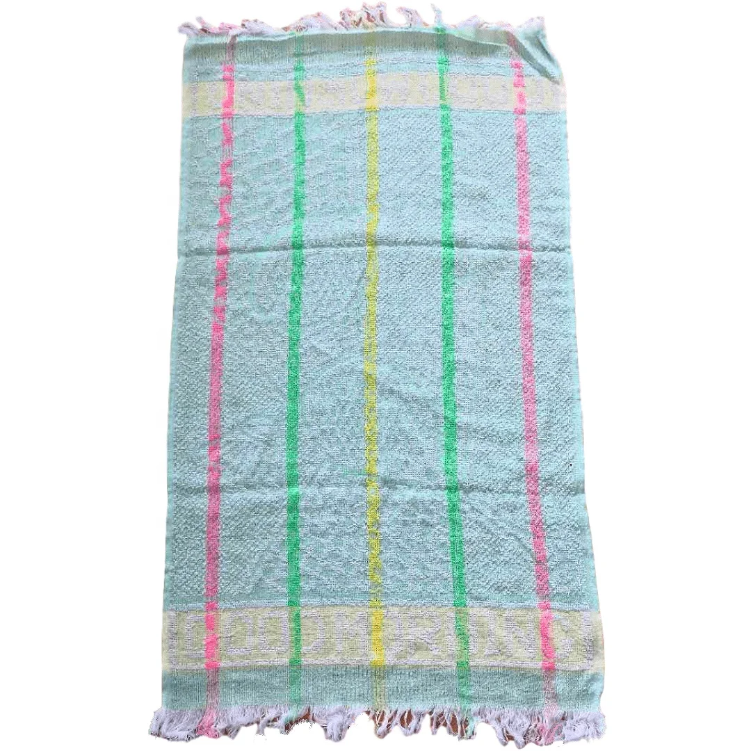 factory hot sales 100% polyester cheap disposable good morning towels