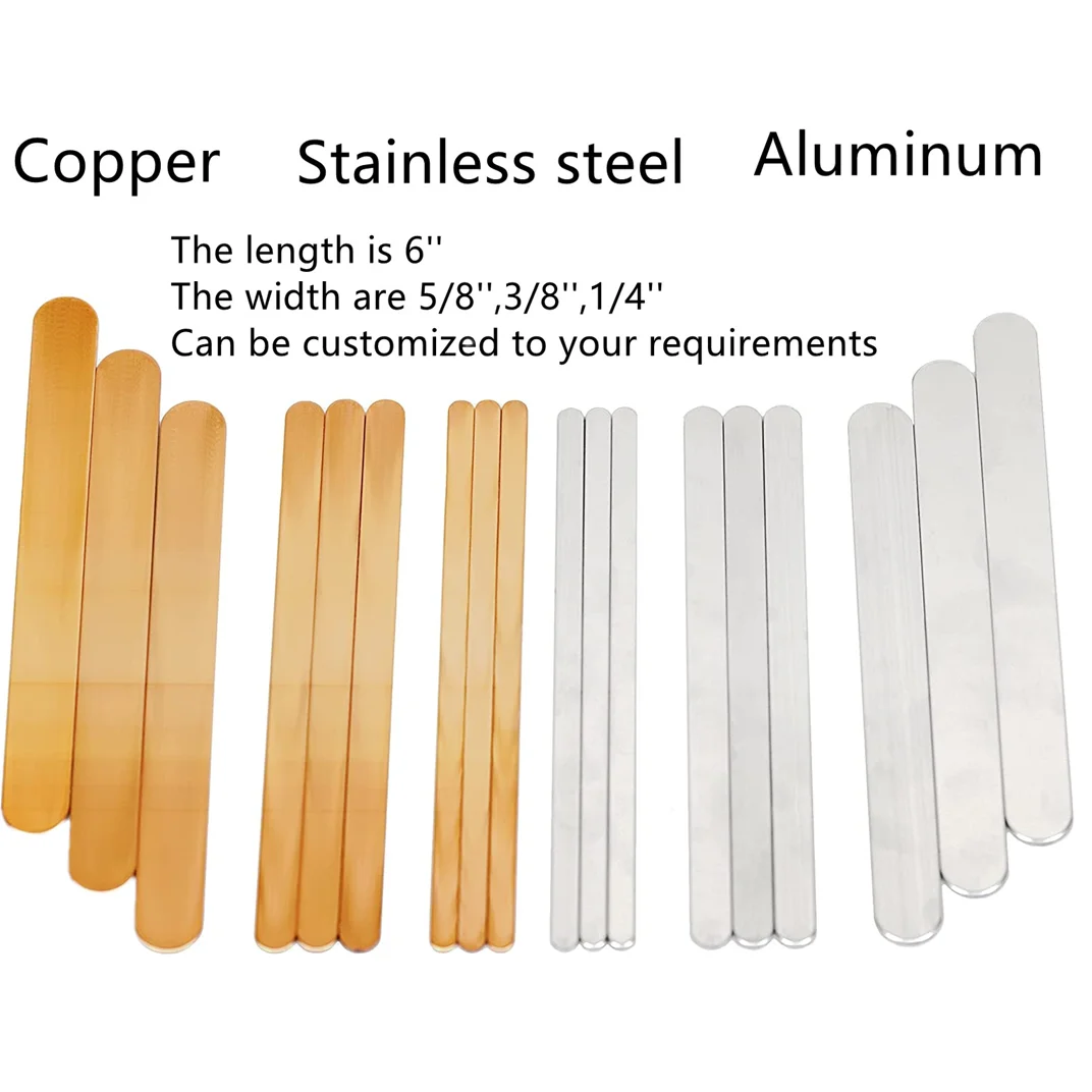 Custom Flat not bend inspiration letter bracelet Jewelry wholesale Aluminum metal stamping Cuff Blanks for DIY engraved