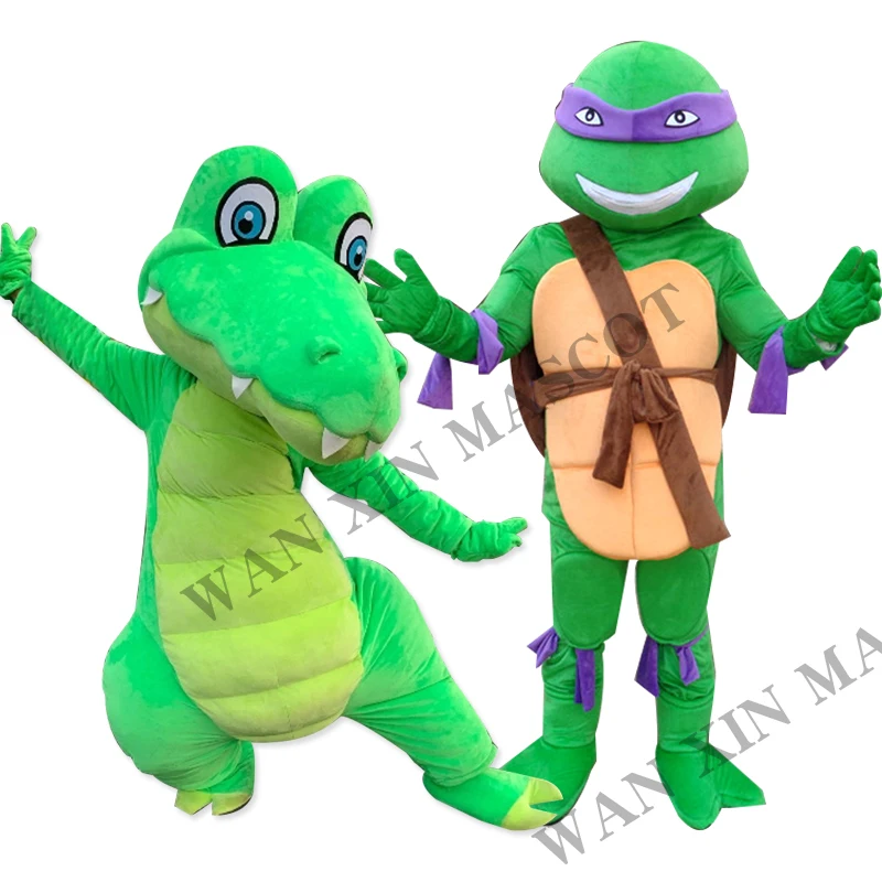 Performance Crocodile Mascot Costume for Adult Cartoon Animal mascot costume cartoon character