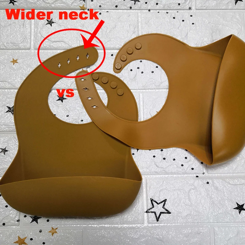 Wholesale Custom Silicone Baby Bib with Food Catcher Silicone Baby Feeding Bib