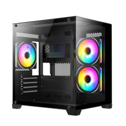 supports vertical of graphics card Gaming Computer case