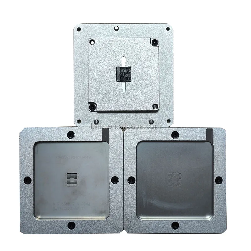 Aluminium Alloy BGA Reballing Station Kit 90*90mm With Stencil Welding Equipment for Solder Balls