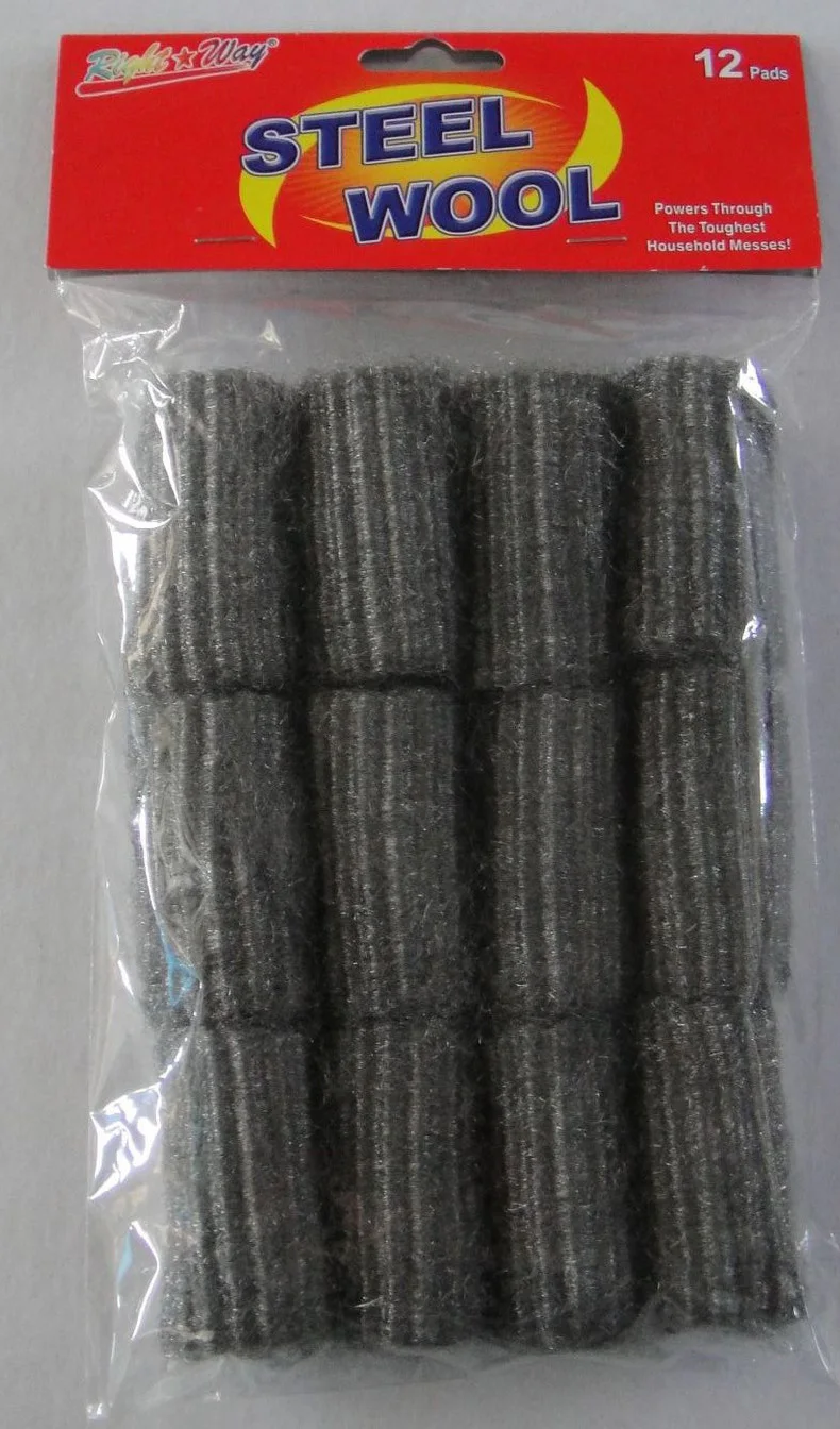 Kitchen clean tool stainless steel wool pad without soap great for pots & pans
