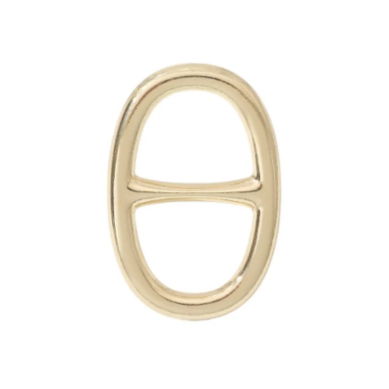 High Quality Woman Scarf Zinc Alloy Oval Shape Metal Buckle