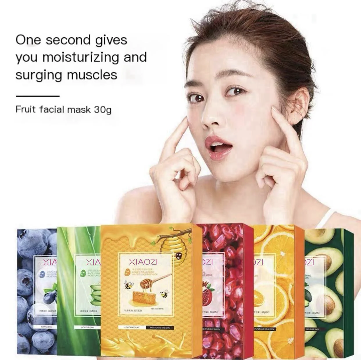 Wholesale Korean Luxury Organic Facial Mask Nourishing Moisturizer Face Sheet Mask korea Maskss Beauty Facial Care Mask Kit