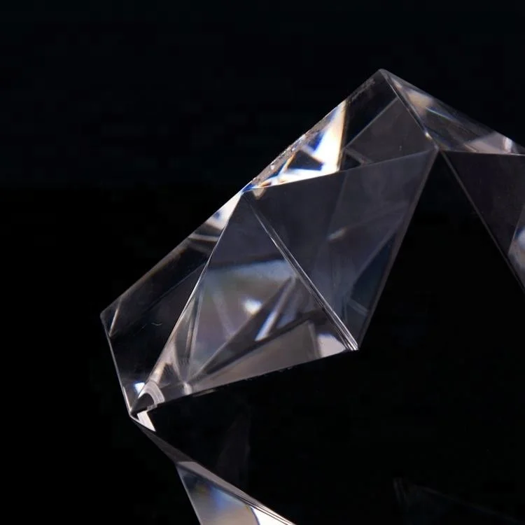 Honor of crystal Fashion Star Shape Design K9 Хрустальная награда сувенир для делового подарка