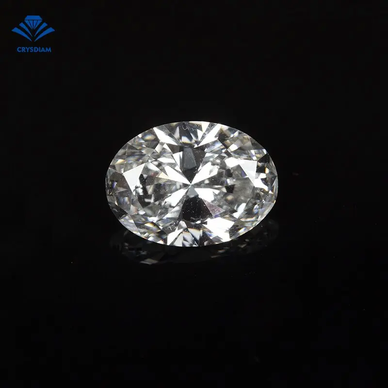 CRYSDIAM Oval Cut VVS1 natural loose diamonds diamond price per carat cvd diamond