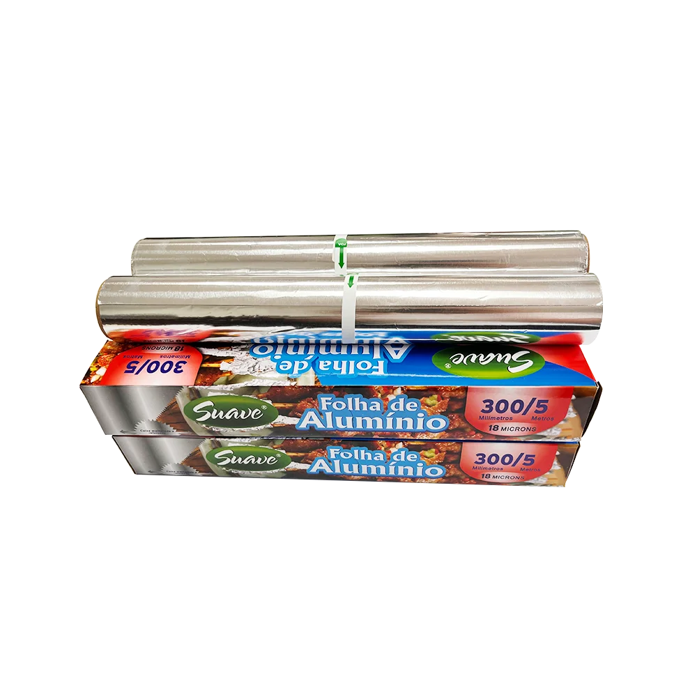 Kitchen Accessories 9/31 Microns Food Grade Household Catering Aluminum Foil Roll Barbecue Baking Aluminum Foil Paper
