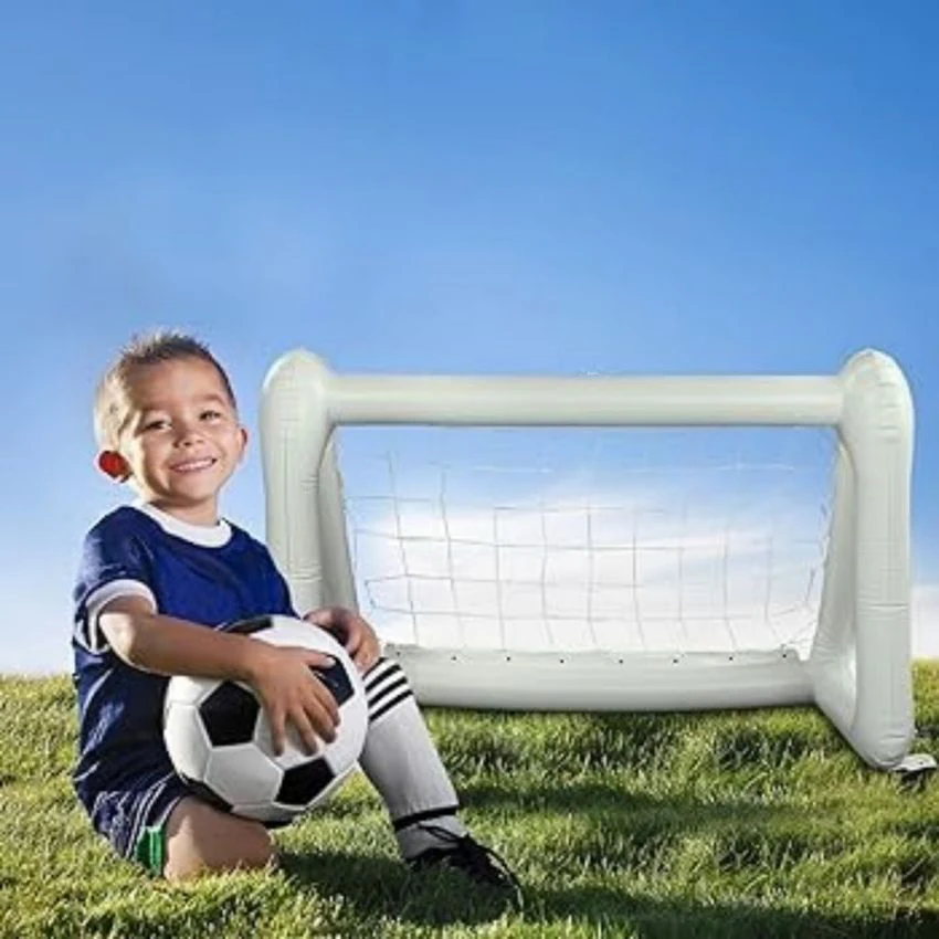 Funworldsport Best-selling Kids Football Training Goal Inflatable PVC Kids Kick Games For Amusement On Sale