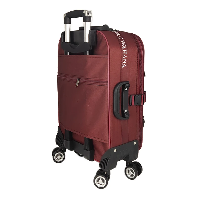 Hot selling 4pcs set 20 24 28 32 inch trolley suitcase sets with Anti-theft zipper luggage soft nylon luggage