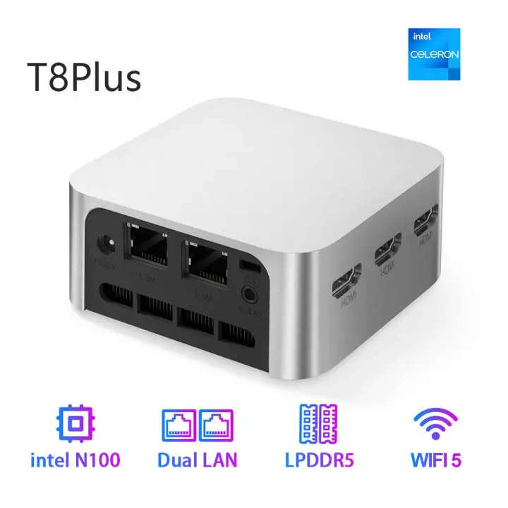 T8 PRO T8 PLUS Mini PC Wind11 Pro N100 Mini Host Gateway office home Mini PC