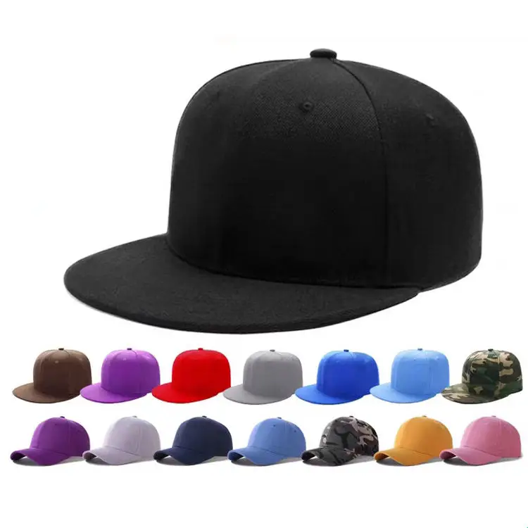 Wholesale 6-Panel Flat Edge Snapback Caps for Men Custom Embroidery Logo Colorful Sport Baseball Cap ODM Model