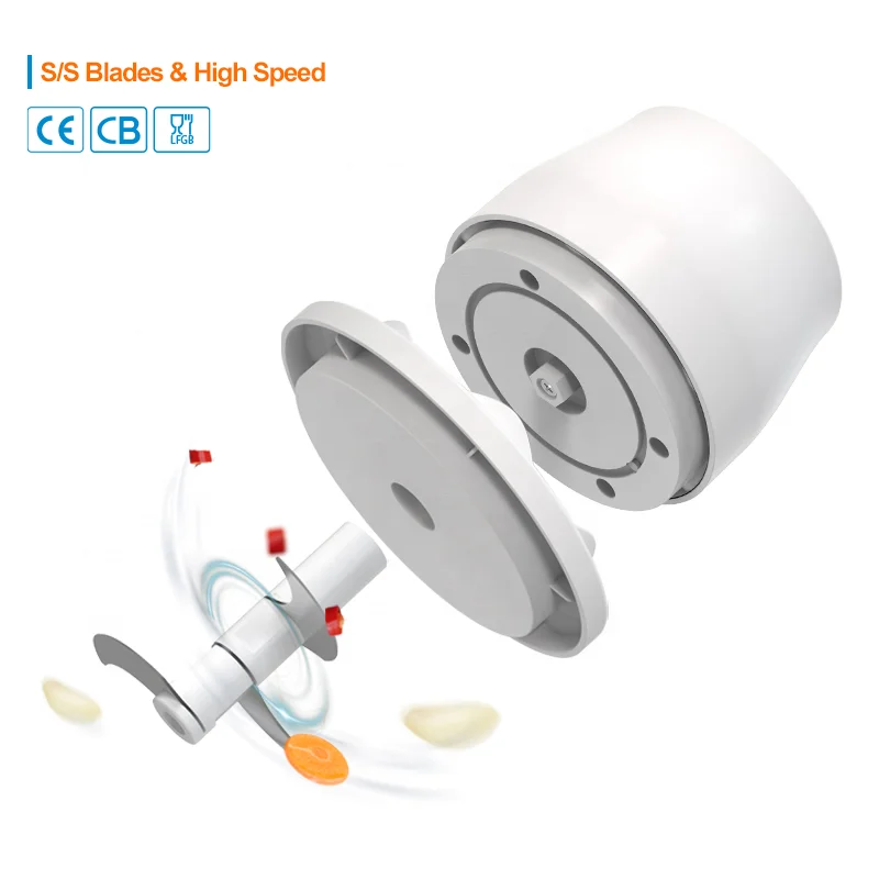 garlic press chopper automatic fruit chopper machine yam pounder food processor wireless electric mini garlic chopper
