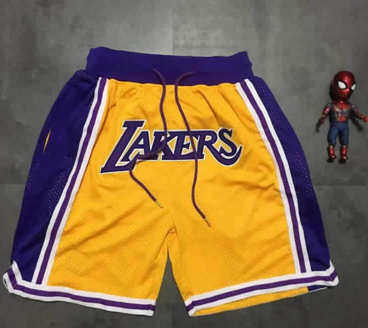 High Quality Vintage Retro Two Layer Zipper Pockets Mesh Elastic Rib Name Embroidery Men Nbaing Basketball Shorts With Logo