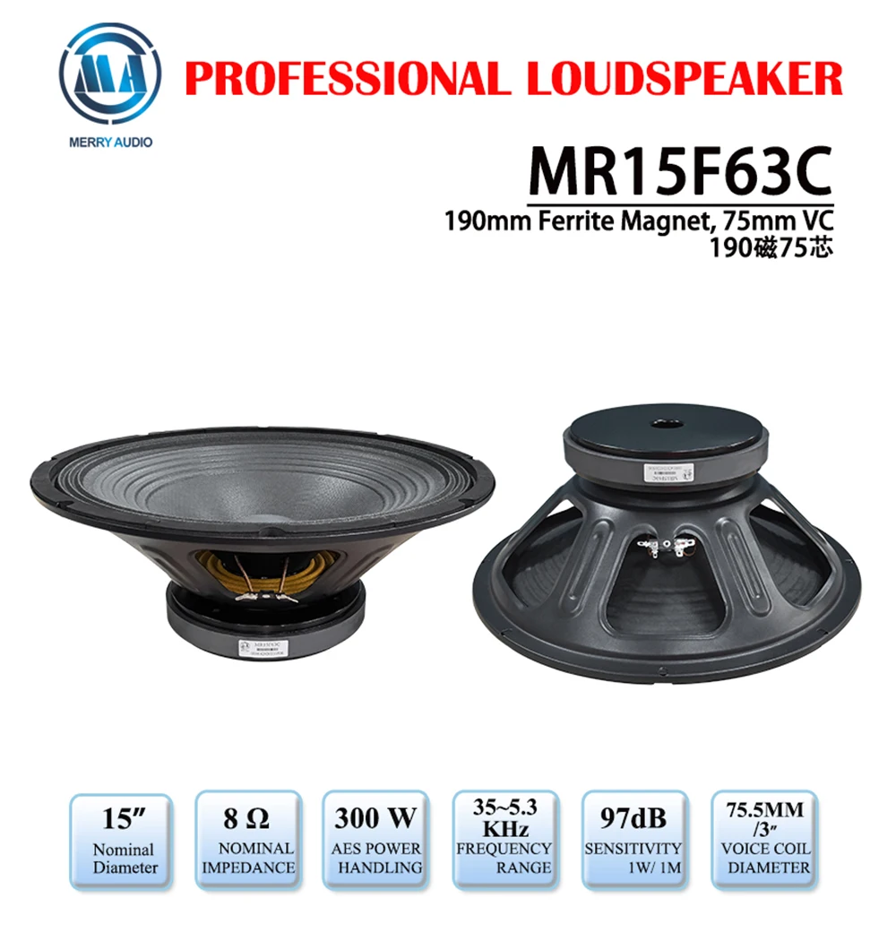 LOW PRICE Ferrite Woofer Professional Audio 15inch Speaker line Array Speakers Iron frame Good sound Good Design
