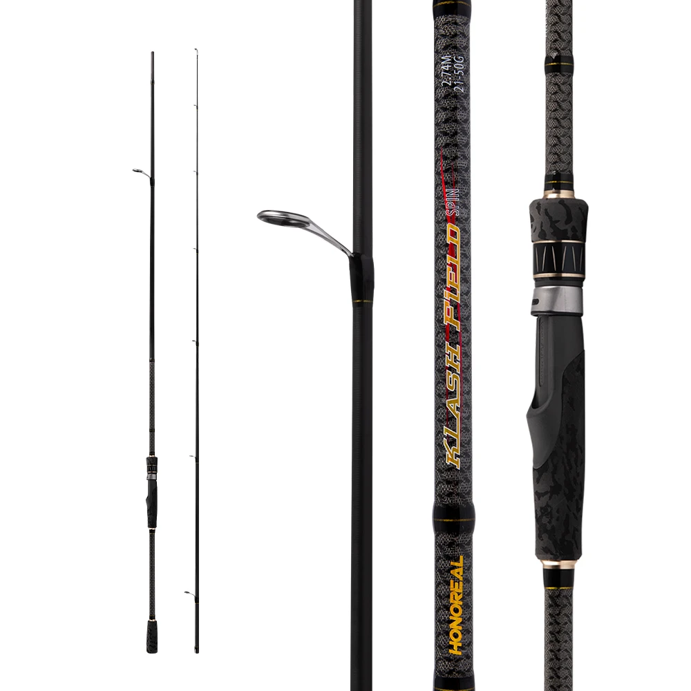 HONOREAL KLASH wholesale carbon fishing rod china 3m two section fishing rods with FUJI guides and Reel seat