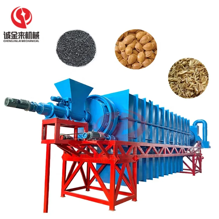 
Hot Sale Coconut Shell Charcoal Carbonization Furnace No pollution charcoal carbonization furnace 