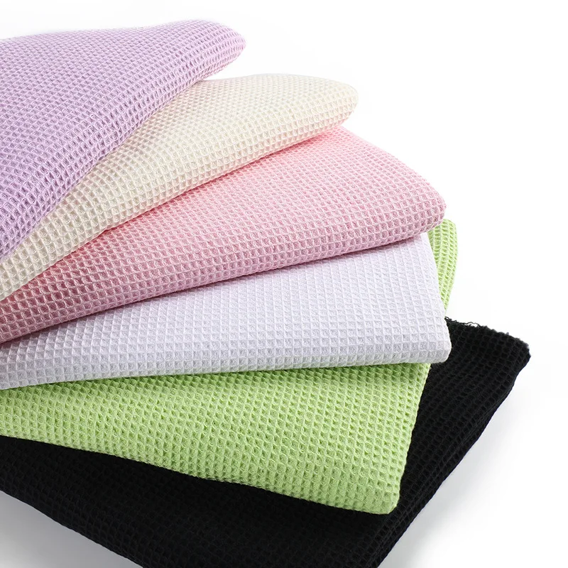 21*21 cotton waffle textile fabric sofa cover slacks texture woven fabric