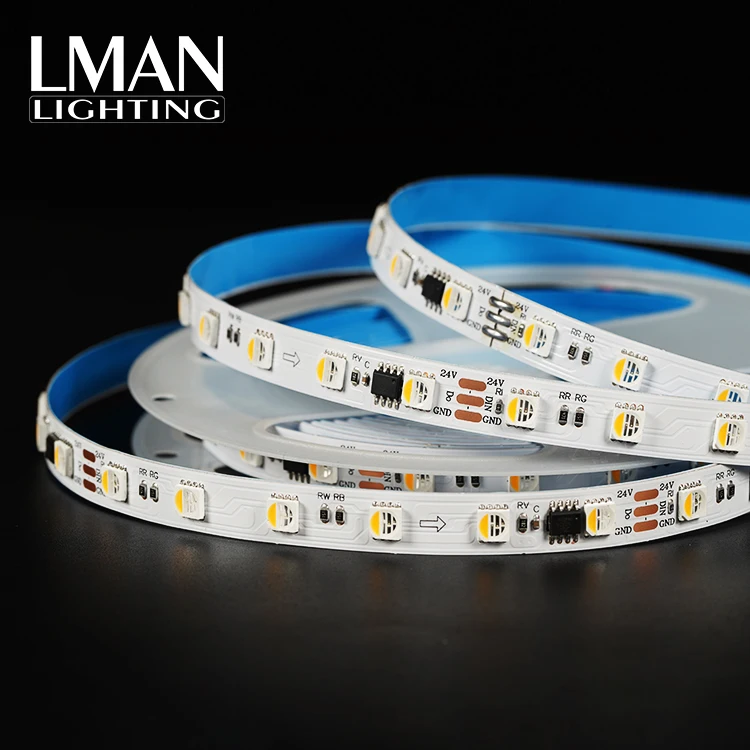 High Quality Waterproof LED Strip Light DC12V/24V SMD 5050 RGB+CCT Optional Outdoor Light Strip