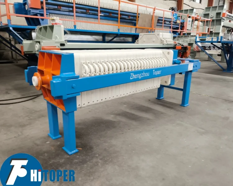 Hydraulic compress plate filter best-selling in the Swedish market