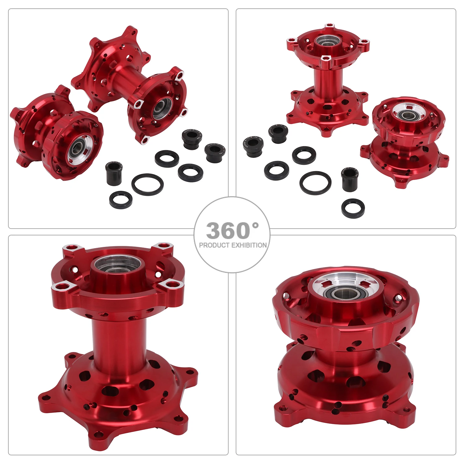 Модификация JFG CNC аксессуары для мотоциклов комплект ступиц колеса для мотокросса для Honda xr250
