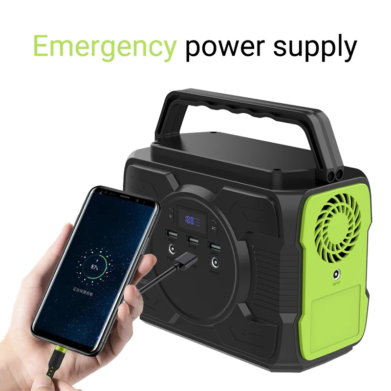 200W Solar Generator outdoor power supply Backup Solar Charging Lithium Lifepo4 Generator Portable Power Station