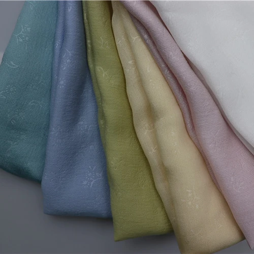 Wholesale Top Selling Cotton Fabrics For Comfort Steal Soft Ginned solid color Home Textile Fabrics