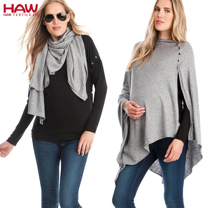 
High Quality Pregnant Shawl With Buttons For Pregnant Women Feeding Smocks 