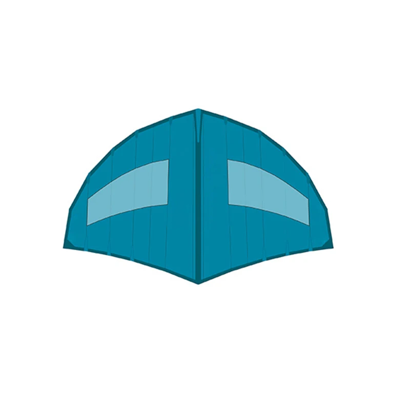 Wholesale Low MOQ Easy To Carry Water Sports 3M/4M/5M/6M Handheld Inflatable Wingfoil Sail Kite Wing Foil  Kitesurf