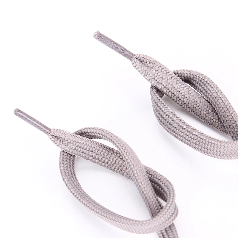 Круглые шнурки с заводским наконечником, толстые плоские толстые шнурки для обуви, широкие шнурки 2/5 дюйма