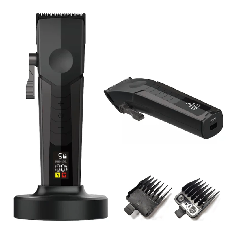 Electrical Wireless LED Display 5 RPM speeds Hair Clipper Hair Trimmer Shaving Hair Cutting Machine