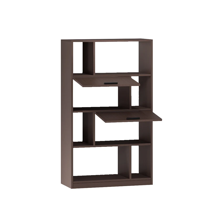 Freestanding Shelving Unit Aluminum Bookcase Cube Display Book Shelf 4-Tier Bookshelf