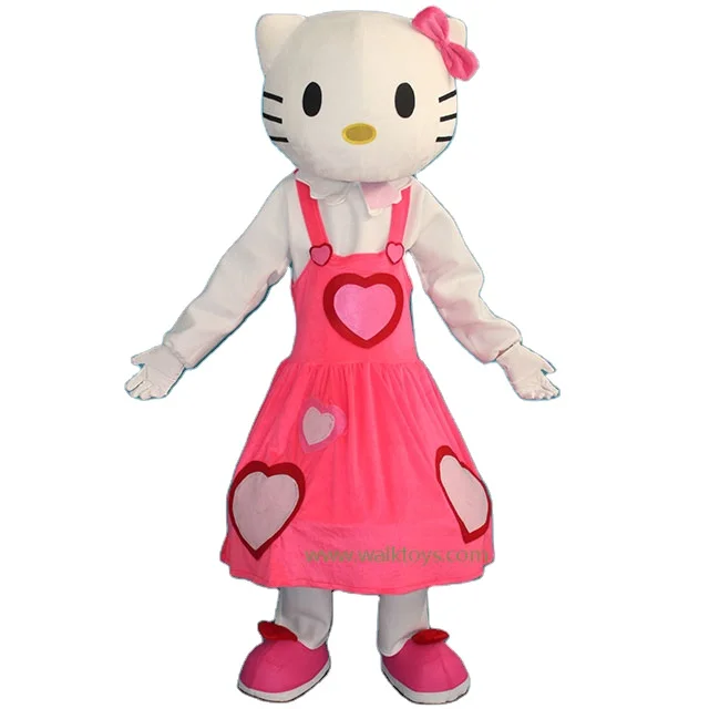 Cheap price hello kitty mascot costume for adult