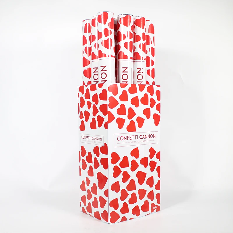 Custom Painting Party Favors Red Confetti Cannon Party Poppers for Sale