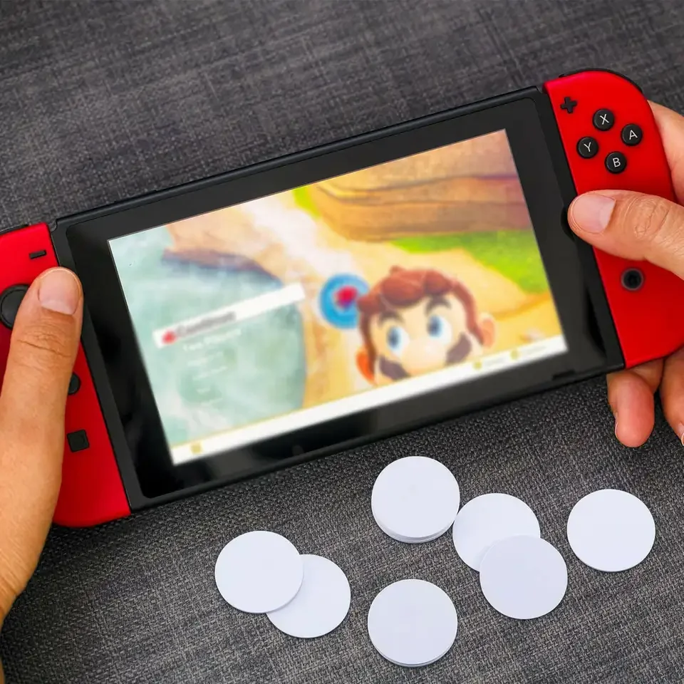 Waterproof PVC nfc 213/215/216 13.56MHz RFID tag smart  engrawing nfc epoxy Coin Card