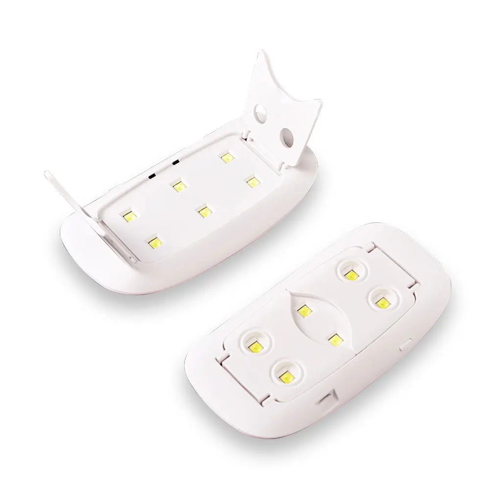 
Dropshipping Mini USB Nail Lamp, 6W Portable UV LED Nail Light Curing Nail Dryer with 45s/60s Timer Setting for Manicure 