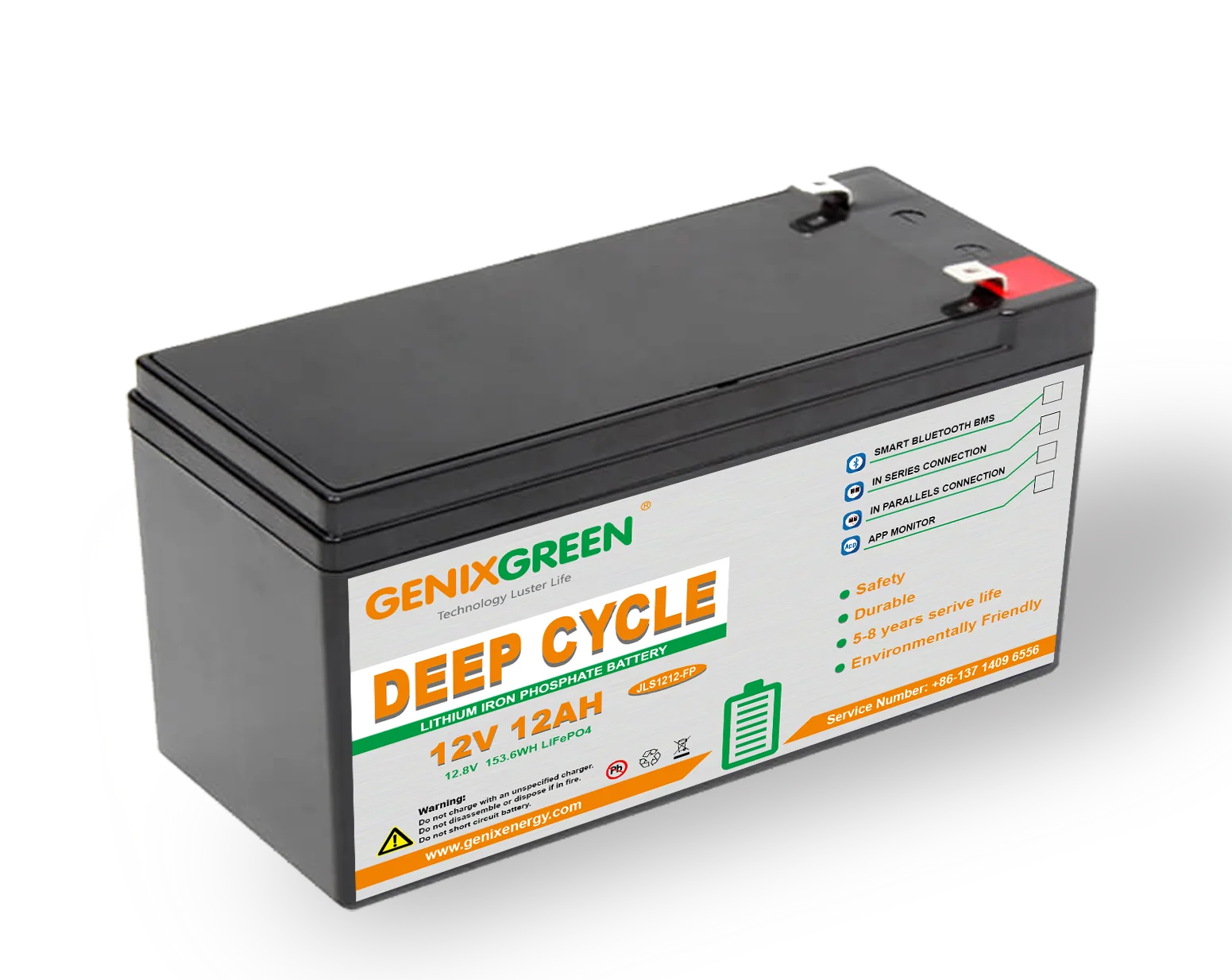 Дешевый глубокий цикл перезаряжаемый 12 В 12 Ач литий-ионный Солнечный аккумулятор солнечная батарея