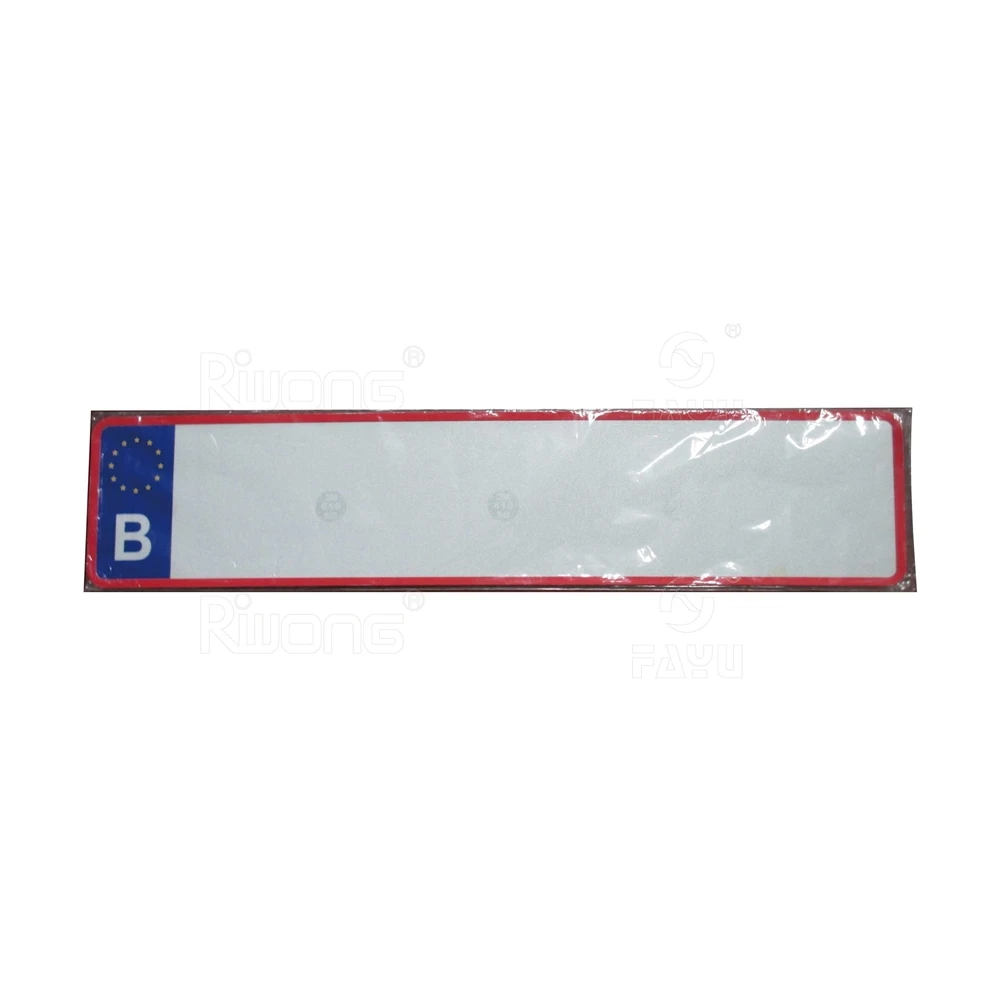 Euro Blank Aluminum Blank Wholesale License Plates with Reflective Film