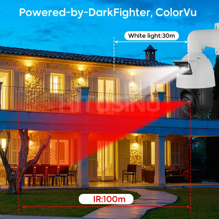 HIKVISON DS-2SE4C425MWG-E(14F0) TandemVu Acusense 4MP 25x IR ColorVu Night Vision Motion Detection IP PTZ Camera