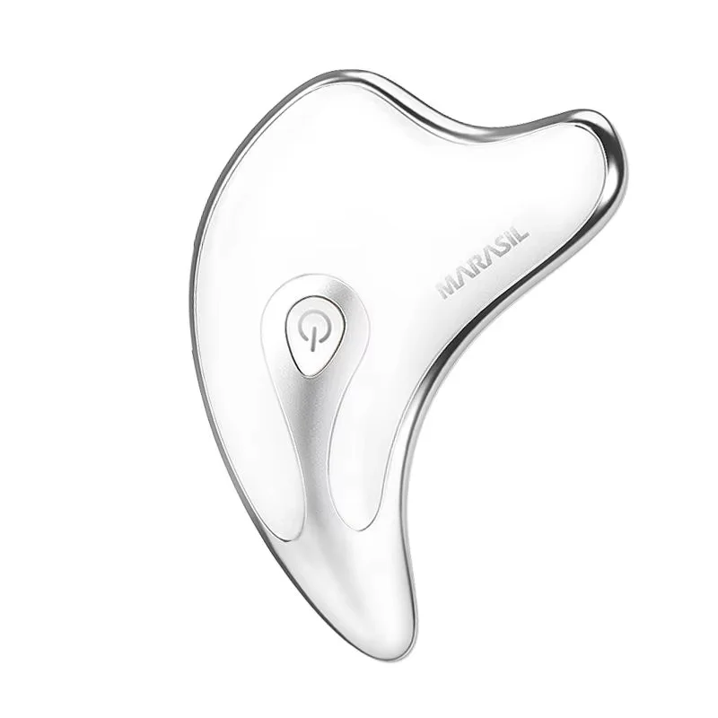 Electric LED Gua Sha 5 In 1 Electric Gua Sha Galvanic Scraping Massager Face Sculpting Tool Beauty Equipment For Facial Device