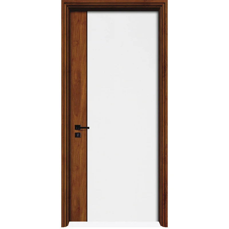 jyj-Waterproof interior door white door designed by Chinese manufacturer