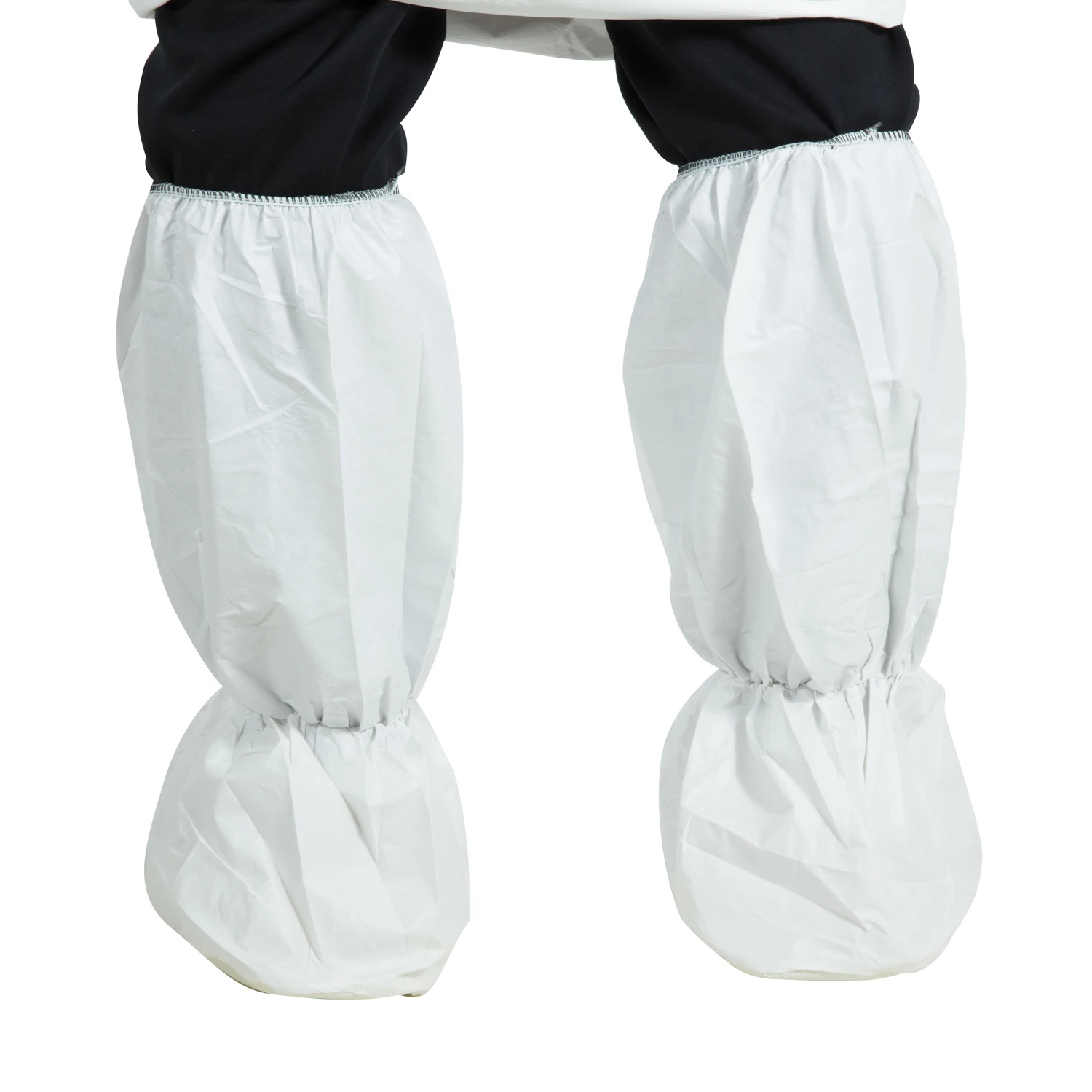 boot shoe cover Disposable boots cover waterproof long boot shoes cover with elastics