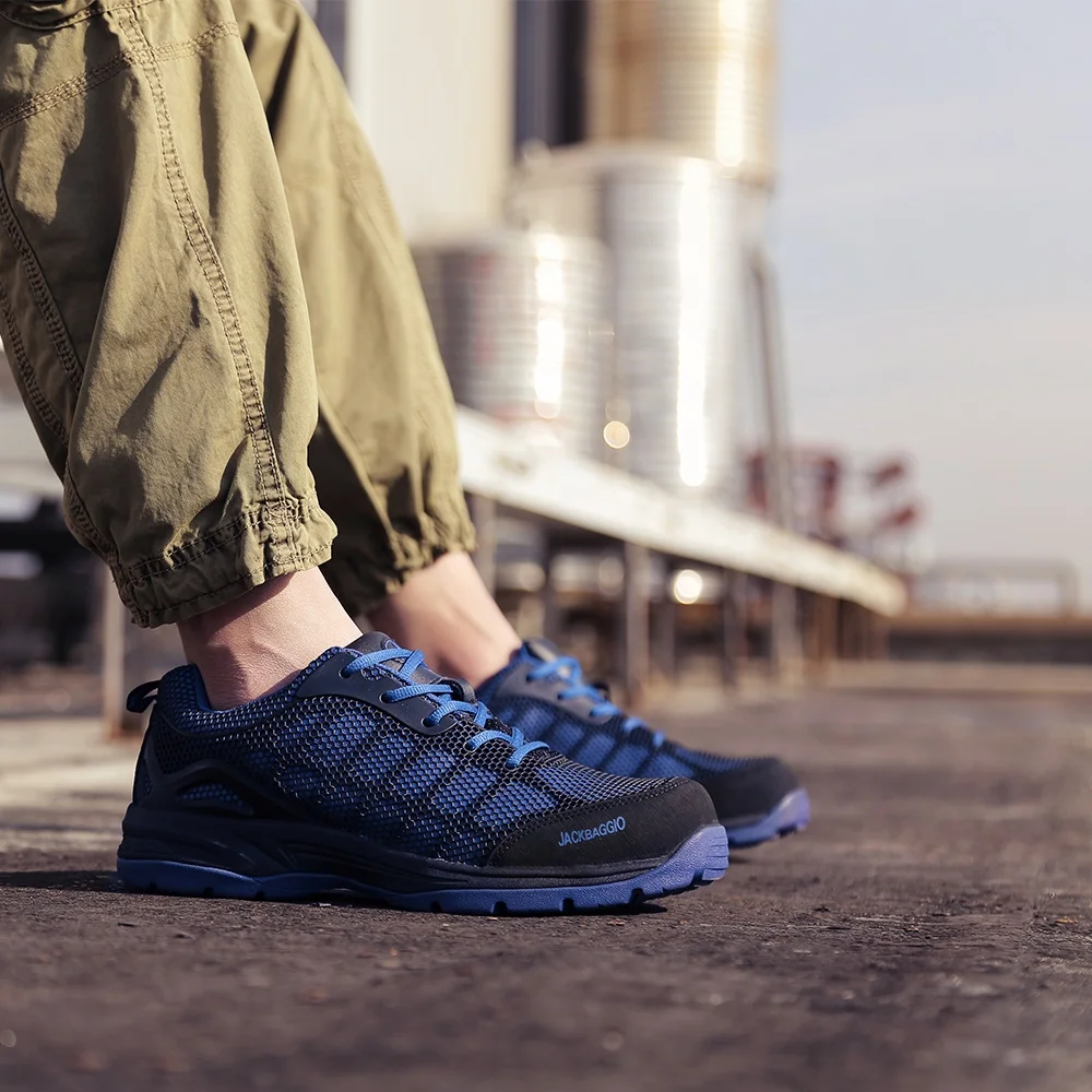 Safety Shoes KPU Breathable Lightweight Sports Brand Work Shoes