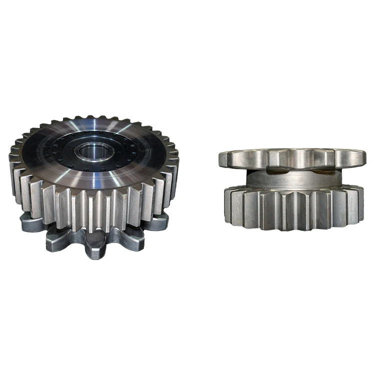 
mining machinery parts hardened surface alloy steel forged big size Maintenance free sprocket 